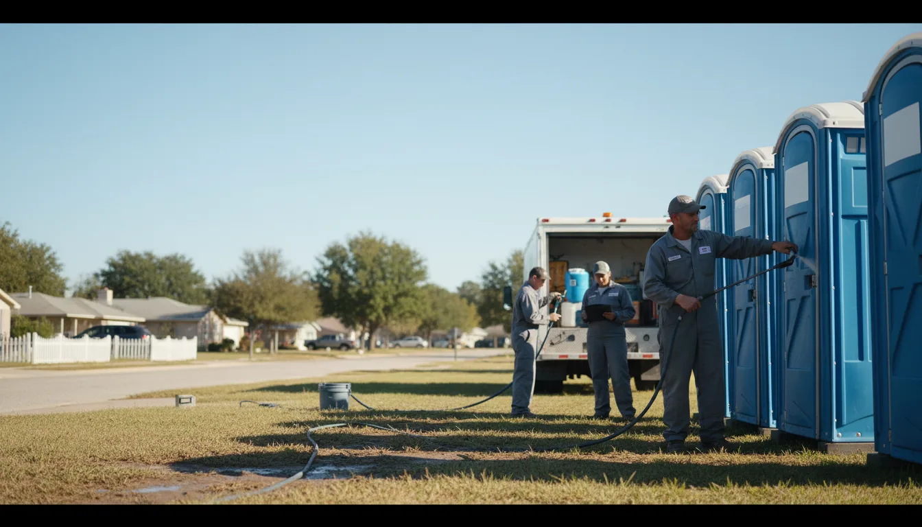 Long-Term Portable Toilet Rental in Napoleon, ND near me